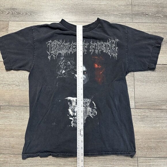 Vintage 2005 Cradle Of Filth Black Is My Heart Shirt Size M Y2K - Picture 6 of 6